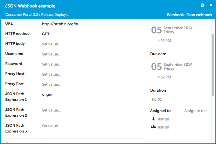 Webhook details